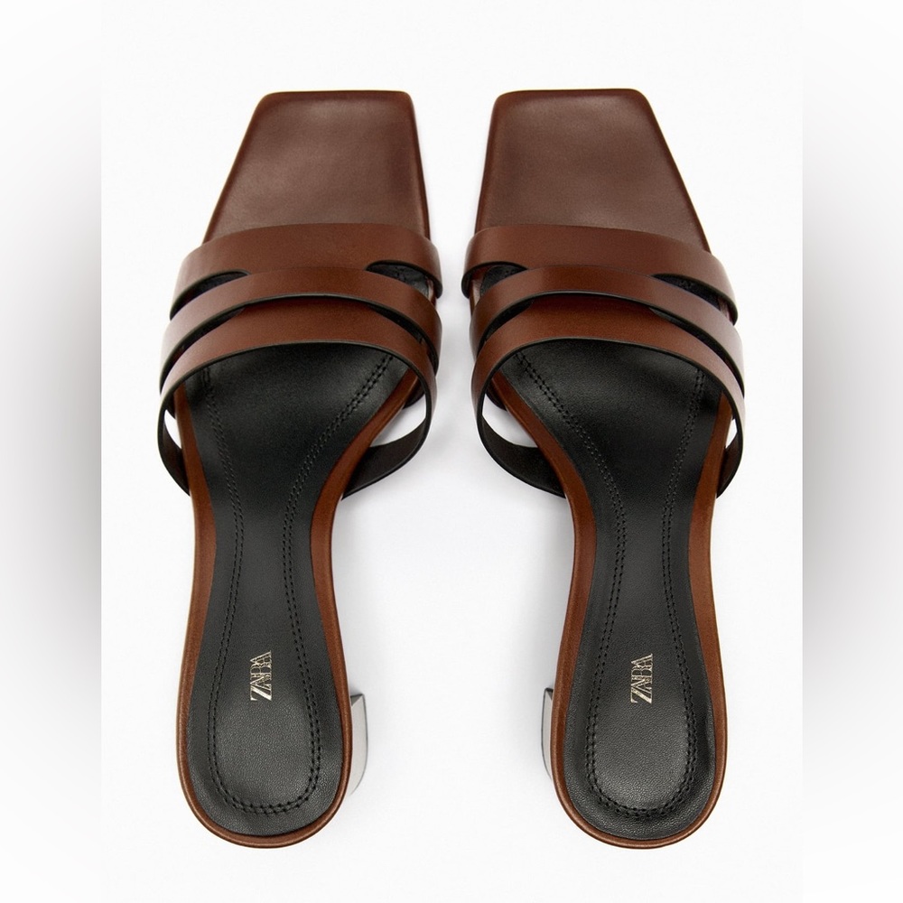 Zara leather sandals